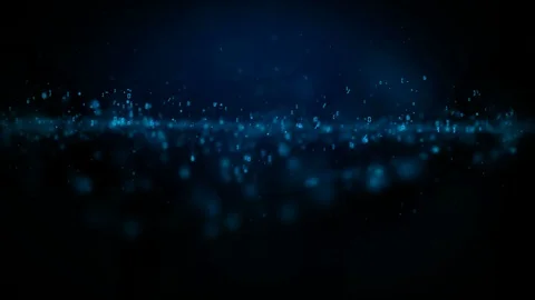 Deep blue abstract wave movement. Screen saver of techno micro surface Stock Footage 98531622