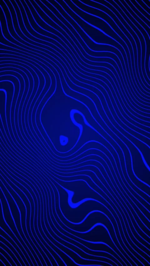 Deep Blue Abstract Wavy Lines Background Stock-Footage 314259857