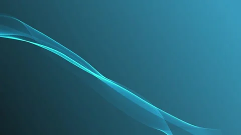 Deep Blue and Cyan Spectrum Wave Background Stock Footage 314354995