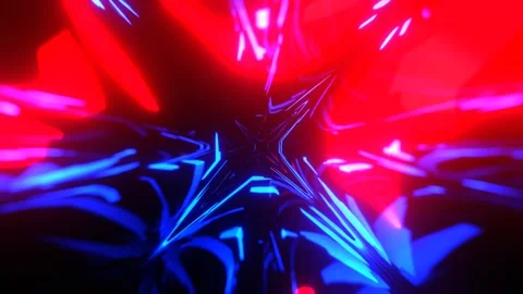 Deep Blue and Red Spectacular Abstract Transforming Glow Background VJ Loop  Stock Footage 334718057