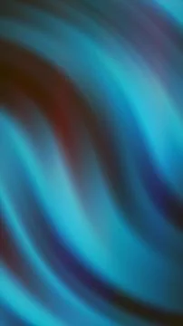 Deep Blue and Teal Abstract Fluid Waves Vertical Stock Illustration
