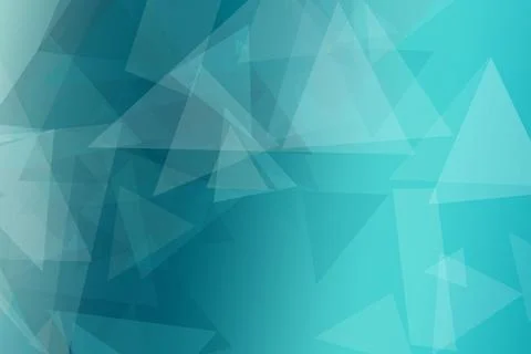 Deep blue and teal polygon facets create a rich low-poly geometric backgrou.. Stock Illustration