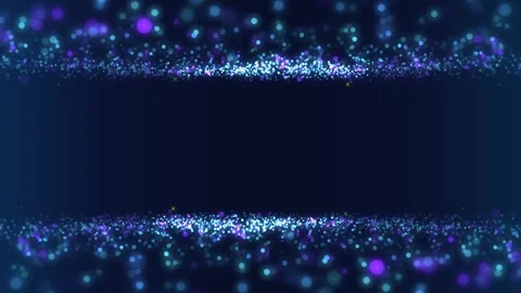 Deep blue background circles horizontal Stock Footage 261729287