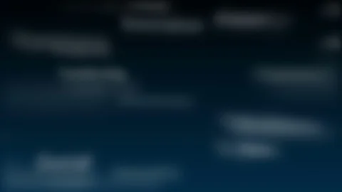 Deep blue background with different words, which deal with business. Close up Stock Footage 105190073