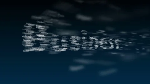 Deep blue background with different words, which deal with business. Close up Stock Footage 105193243