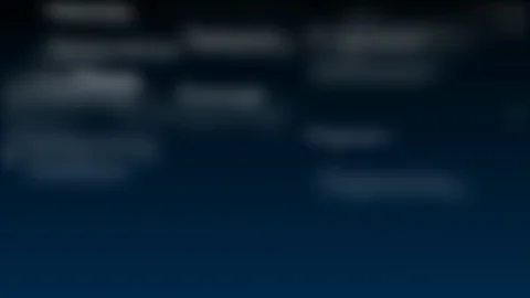 Deep blue background with different words, which deal with technology. Close up Stock Footage 107238948