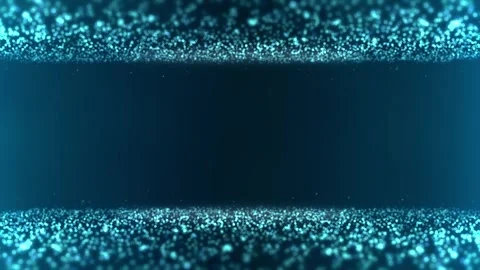 Deep blue background particles Stock Footage 261731254