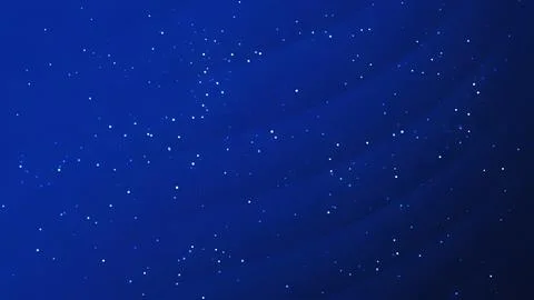 Deep blue background with scattered white specks. Ilustração Stock
