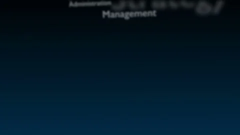 Deep blue background with subject words, which deal with marketing. The bold Stock Footage 107016568