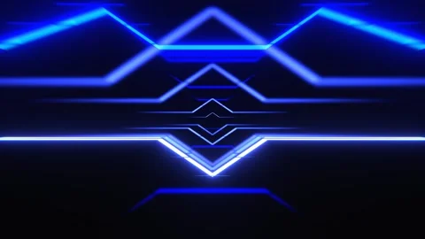 Deep Blue Chaotic Flashing Static and Glitches for Nightclub Background VJ L Stock Footage 341672712