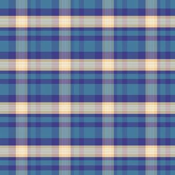 Deep Blue Checkered Fabric Texture Seamless Backdrop イラスト素材