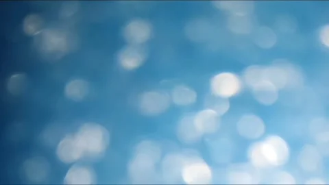 Deep Blue Cinematic Bokeh Abstract Light Particles Stock Footage 325336718