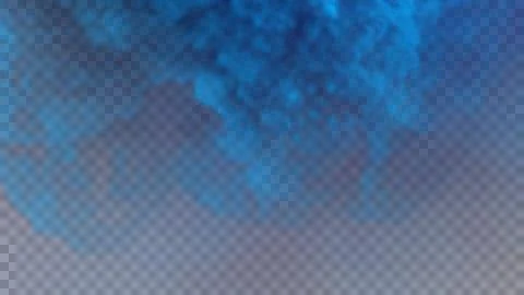 Deep blue cloudscape creates dramatic atmosphere and offers a calming ethereal Stock Illustration