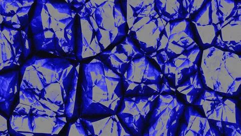 Deep blue crystal texture background, abstract sapphire stone surface Stock Illustration