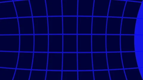 Deep Blue Curved Grid Background Stock Footage 340880244