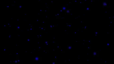 Deep blue dots float against a black void Stock Footage 332153796