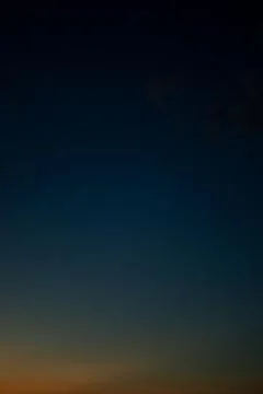 Deep Blue Evening Sky Gradient Stock Photos