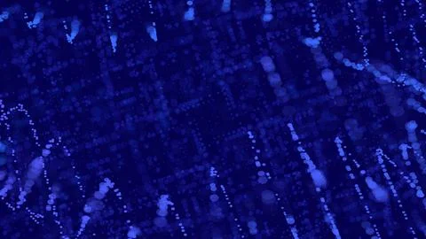 Deep Blue Fine Digital Grid Texture Vector Stock Illustration