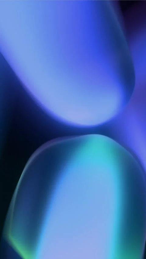 Deep Blue Floating Forms Stock Footage 329073247