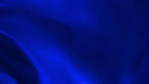 Deep blue flowing fabric waves abstract background loop 库存影片 339264269