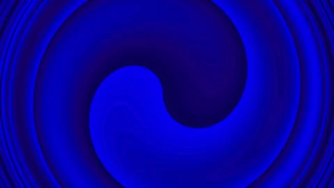 Deep blue fluid vortex swirl with smooth rotating motion background loop Stock Footage 336465286