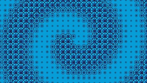 Deep blue fruit vaporwave spiral swirl geometric pattern motion graphic Stock Footage 342238803