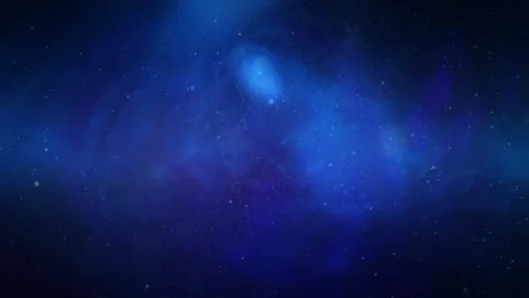 Deep Blue Galaxy Flight 4K Loop Stock Footage 255905068