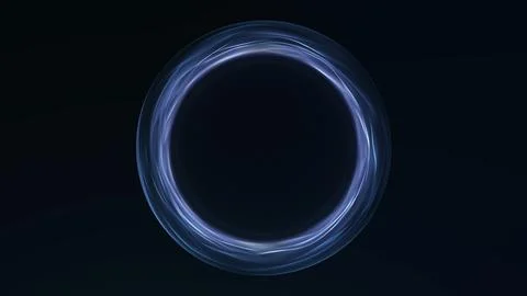 Deep blue glowing energy sphere with smooth plasma texture and soft luminou.. イラスト素材