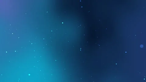 Deep Blue Gradient with Glowing Particles Stock Footage 303552640