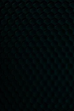 Deep blue green honeycomb pattern with a three-dimensional effect on the su.. Stock Photos