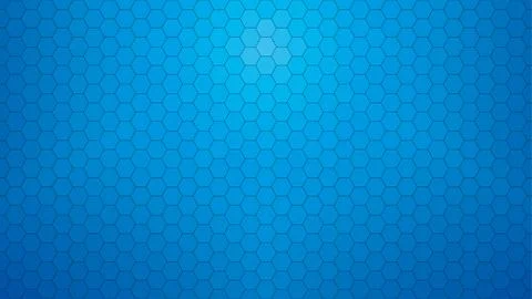 Deep blue hexagonal clear background Illustrazione stock
