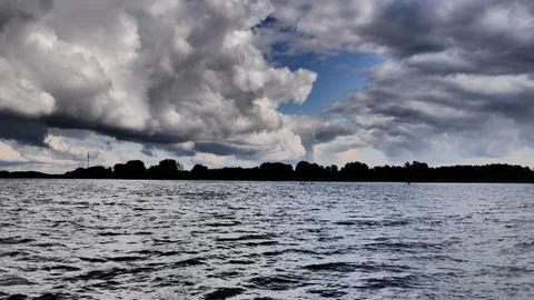 The deep blue lake Stock Photos