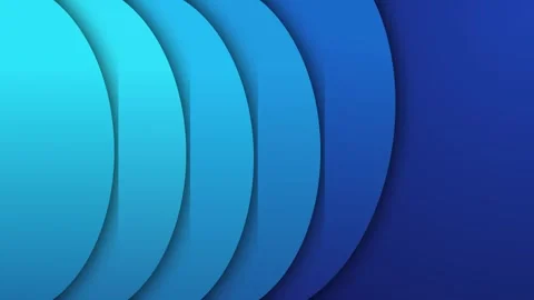 Deep Blue Layered Concentric Arc Background Loop Stock Footage 318999275