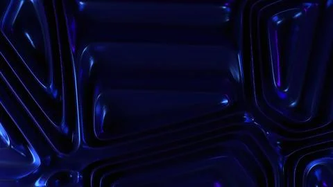 Deep blue layered geometric background with sleek reflections and metallic .. Stock Photos