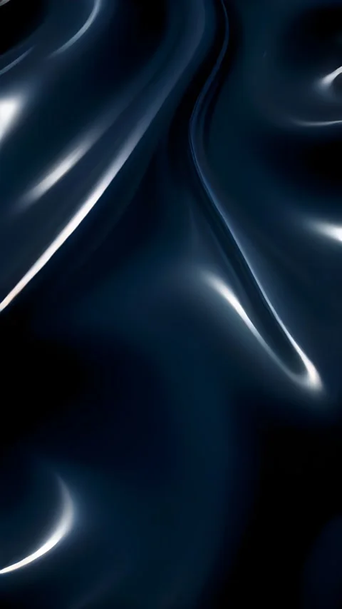 Deep blue liquid fluid metal texture Stock Footage 279014641