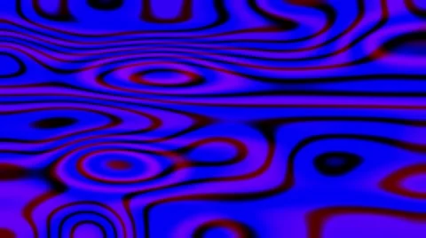 Deep Blue Liquid Psychedelic Motion Background Loop 1 Stock Footage 64645650