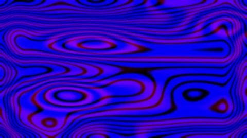 Deep Blue Liquid Psychedelic Motion Background Loop 2 Stock Footage 64646688
