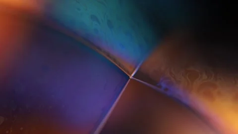 Deep blue liquid surface, futuristic abstraction Stock Footage 308282001