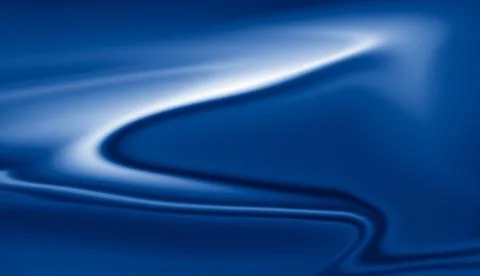 Deep blue liquid swirls create a smooth elegant flowing pattern Stock Illustration
