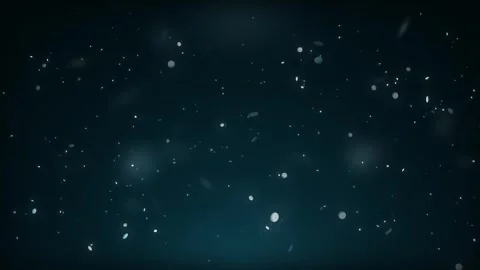 Deep blue loop background with floating glowing light dust and particle sparkles Stock Footage 342798461