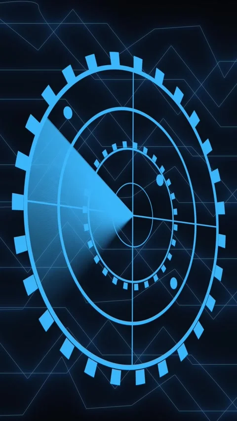 Deep blue neon geometric lines forming abstract patterns. Blue neon geometr.. Vídeo Stock 344843696
