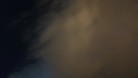 Deep blue night sky showing countless twinkling stars, creating a background for Stock Footage 343446575