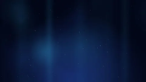 Deep Blue Night Sky with Twinkling Stars and Soft Aurora Light Leaks. 4K Stock Footage 339369903