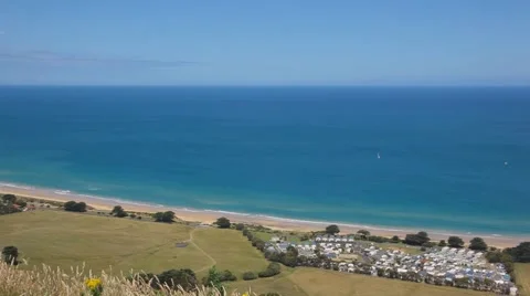 Deep blue ocean Stockbeeldmateriaal 1105377