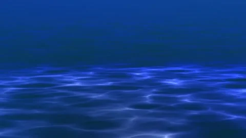 Deep Blue Ocean Water Animation Stock Footage 307629438