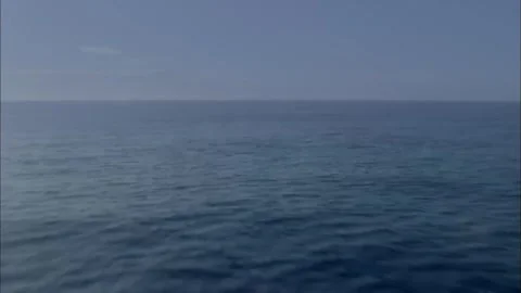 Deep Blue Ocean Water Ripples, Open Sea Surface Aerial View Stock-Footage 344512157