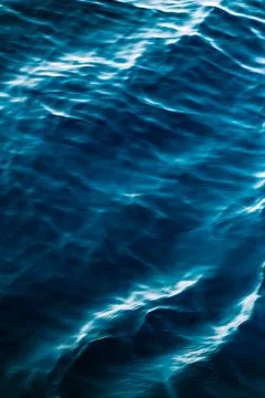 Deep Blue Ocean Water Surface  Abstract Rough Sea Texture Stock Photos