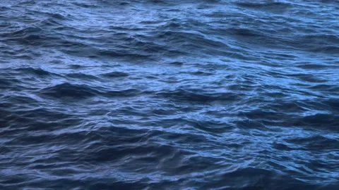 Deep Blue Ocean Water Waves Surface Stock Footage 317684534