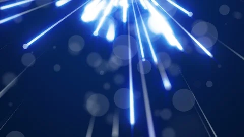 Deep Blue Particle Glowing Background Stock Footage 88609381