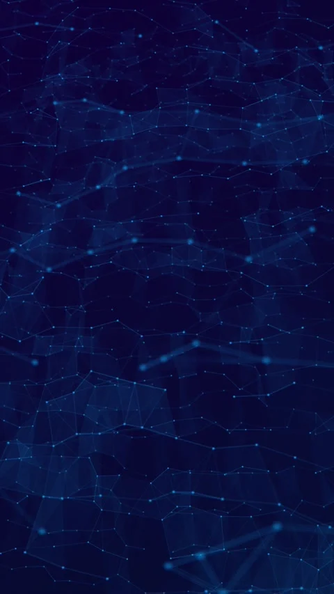 Deep Blue Plexus Stock Footage 316330143